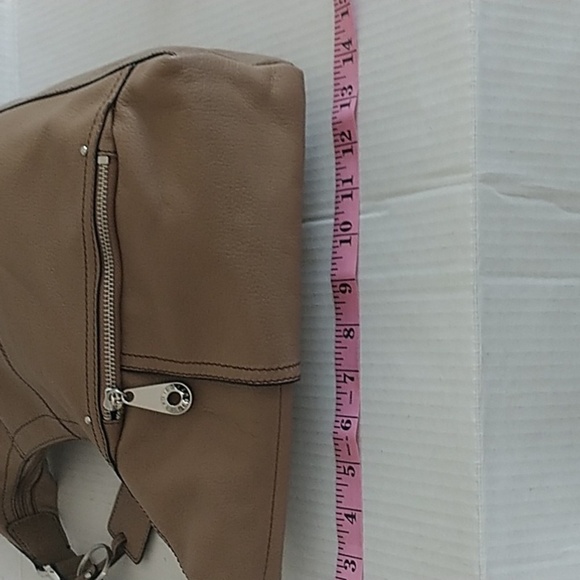 Etienne Aigner Tan Leather Satchel Bag - Picture 9 of 12